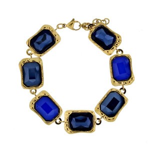 BRACCIALE MARRAKECH IN ACCIAIO CM 17+3