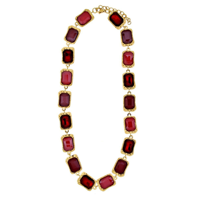 COLLANA MARRAKECH IN ACCIAIO CM 44+5