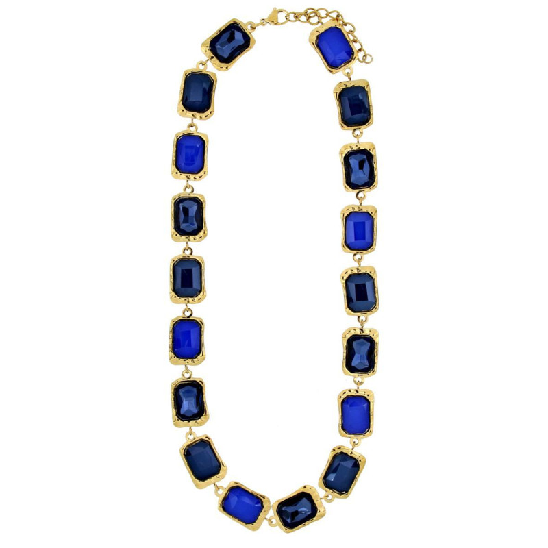 COLLANA MARRAKECH IN ACCIAIO CM 44+5