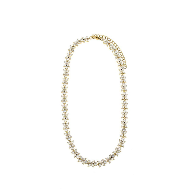 COLLANA CLEOPATRA CM 36+7 IN ACCIAIO