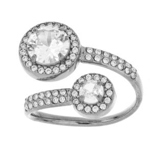 ANELLO ANEMOS MM 11 MM 7 IN ACCIAIO