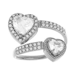 ANELLO ANEMOS MM 11 MM 8 IN ACCIAIO
