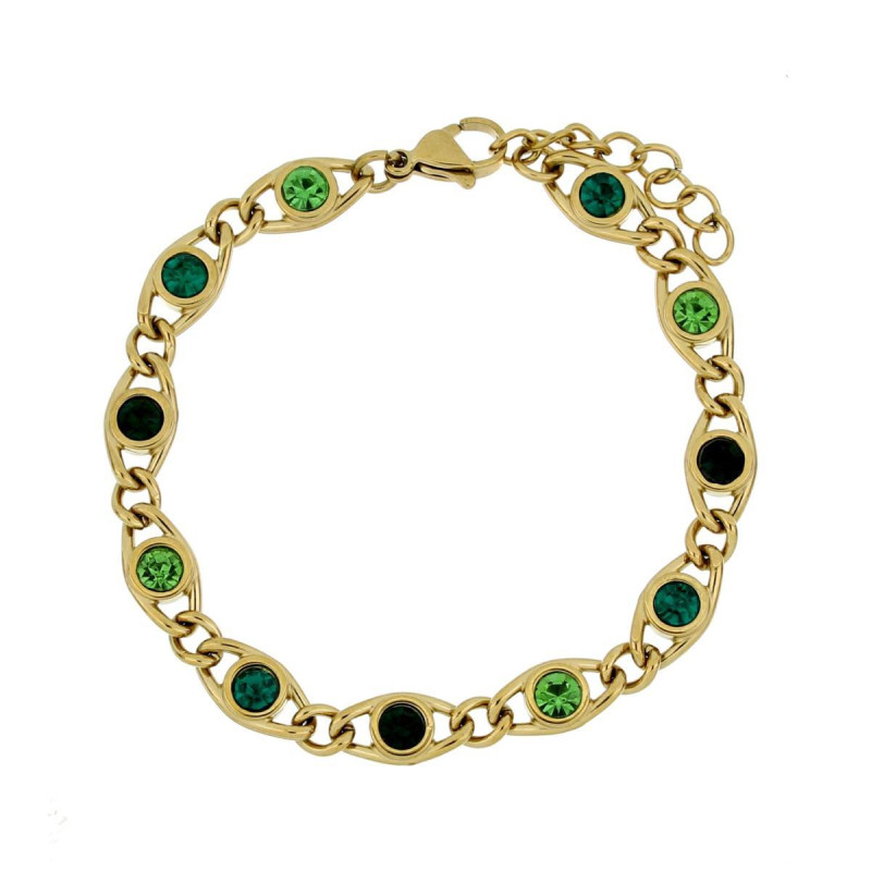 BRACCIALE SELYNA IN ACCIAIO CM 17+3