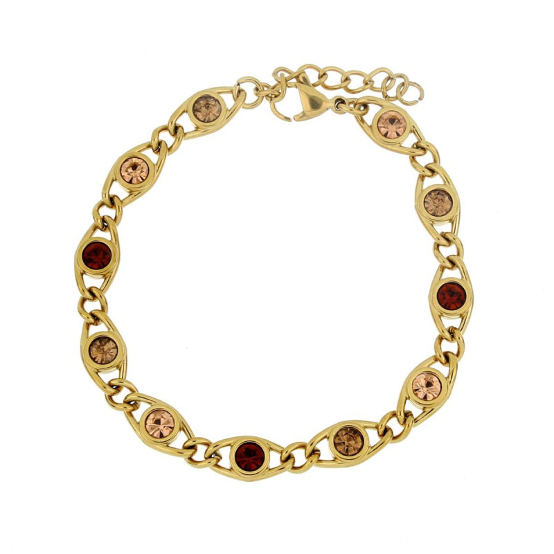 BRACCIALE SELYNA IN ACCIAIO CM 17+3