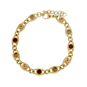 BRACCIALE SELYNA IN ACCIAIO CM 17+3