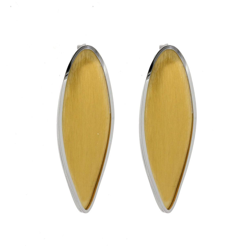 ORECCHINI ANEMOS MM 35X13 IN ACCIAIO