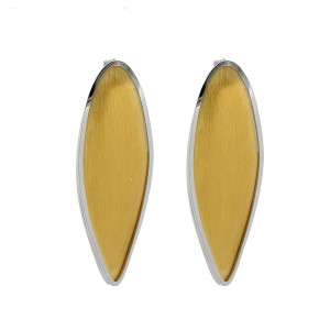ORECCHINI ANEMOS MM 35X13 IN ACCIAIO