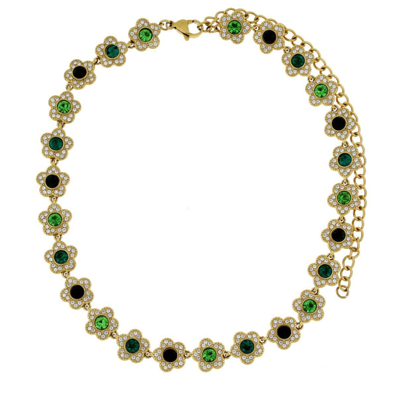 COLLANA ALETHEA CM 30+12 IN ACCIAIO