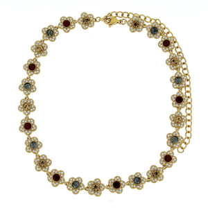 COLLANA ALETHEA CM 30+12 IN ACCIAIO