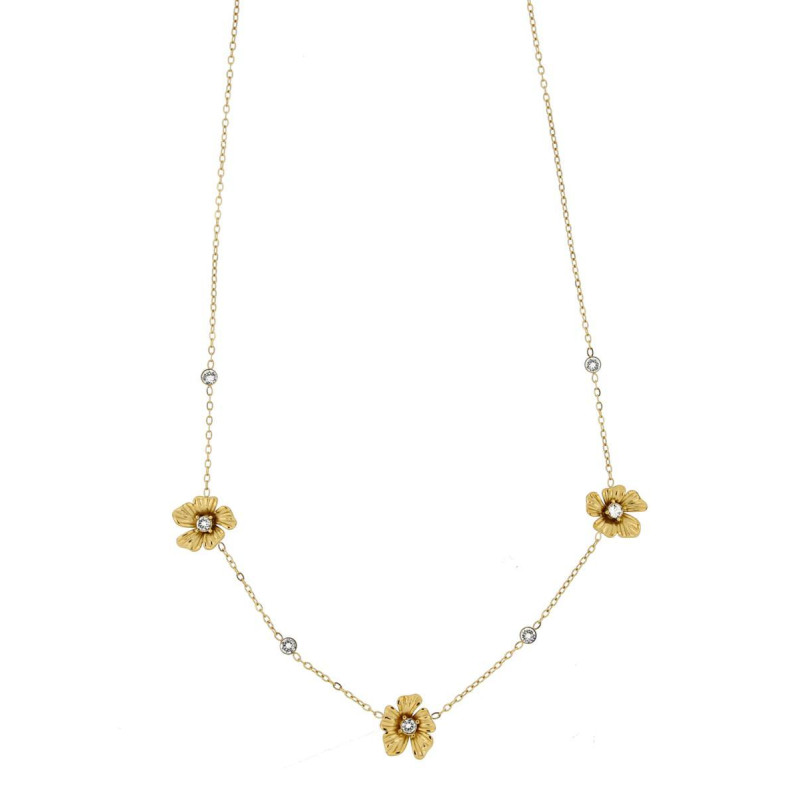 COLLANA ALETHEA CM 38+5 IN ACCIAIO