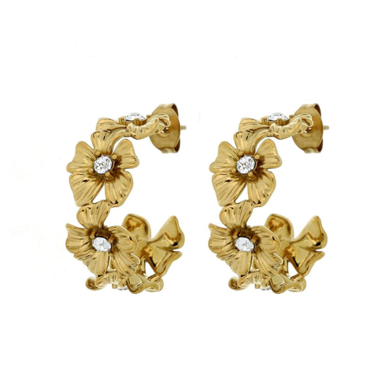 ORECCHINI ALETHEA MM 26 IN ACCIAIO