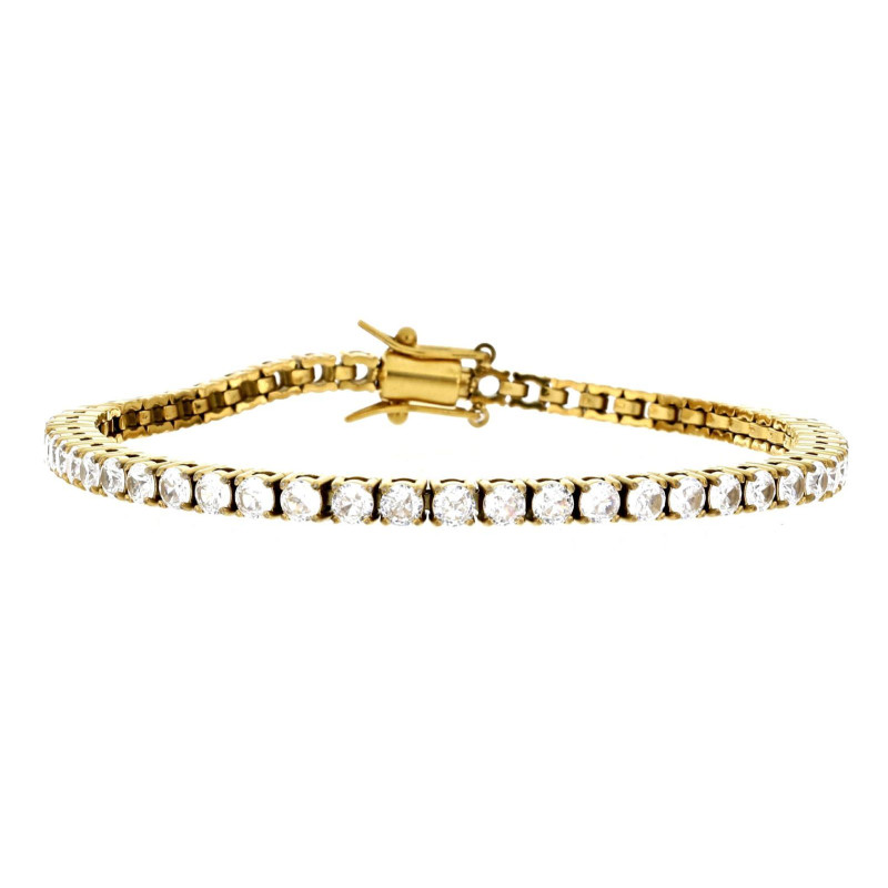 BRACCIALE TENNIS MM 18 IN ACCIAIO