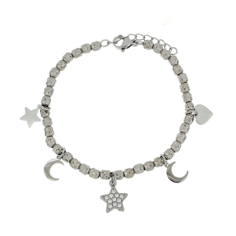 BRACCIALE CM 16+3 TYCHE IN ACCIAIO