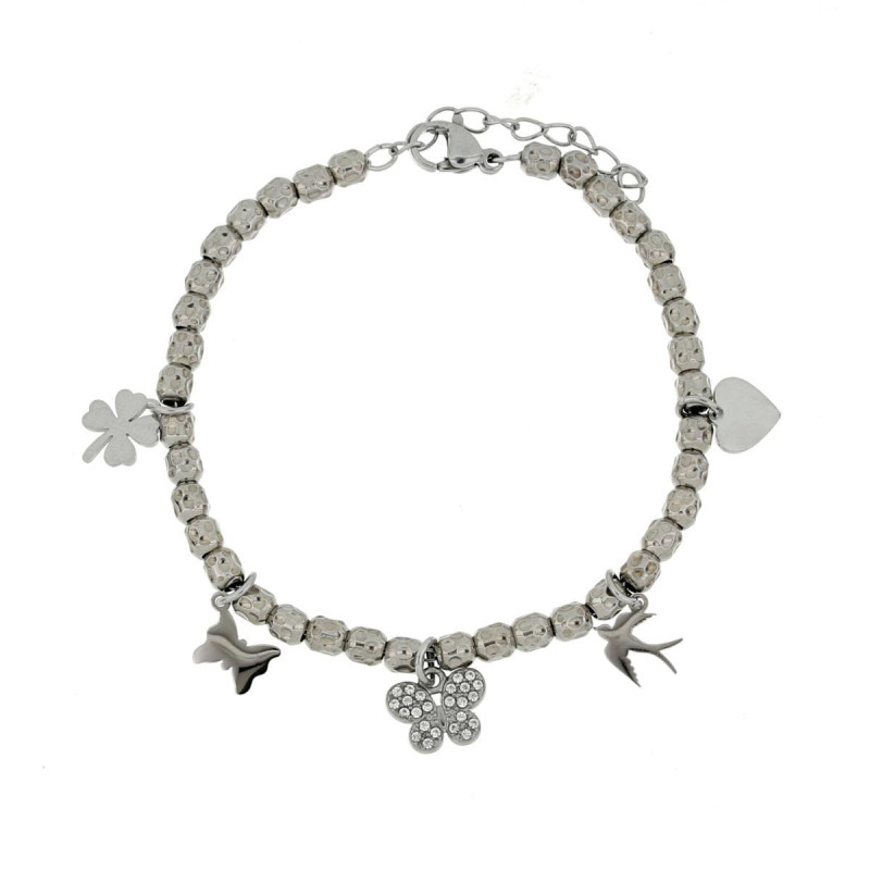 BRACCIALE CM 16+3 TYCHE IN ACCIAIO
