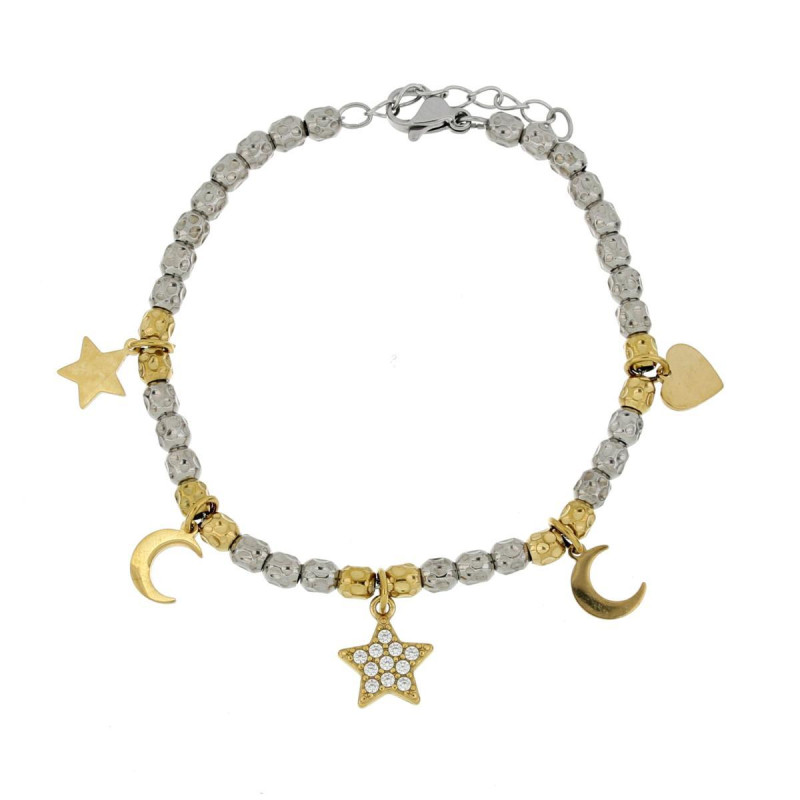 BRACCIALE CM 16+3 TYCHE IN ACCIAIO