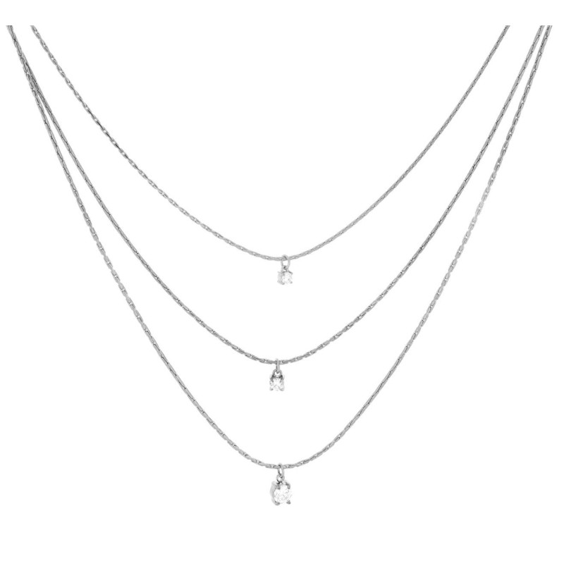 COLLANA "ADANA" CM 40+4 IN ACCIAIO