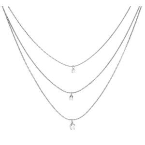 COLLANA "ADANA" CM 40+4 IN ACCIAIO