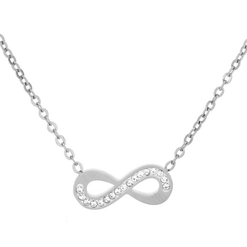 COLLANA "ADANA" CM 40+5 IN ACCIAIO MM 15X7