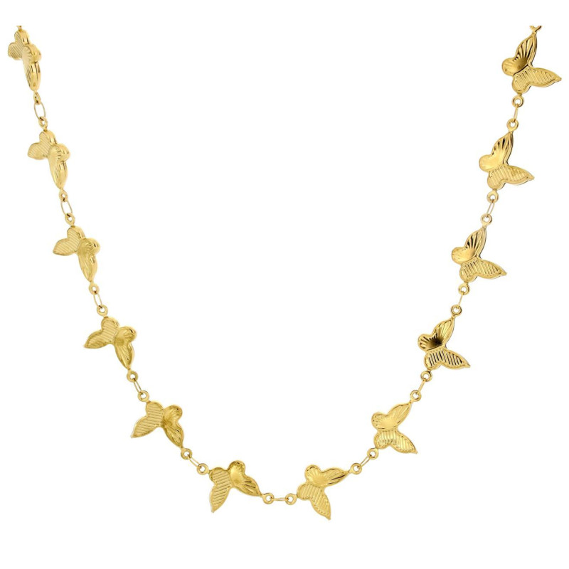 COLLANA KYRA CM 41+5 IN ACCIAIO