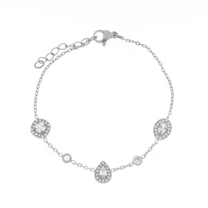 BRACCIALE NAYERA CM 16+2 IN ACCIAIO
