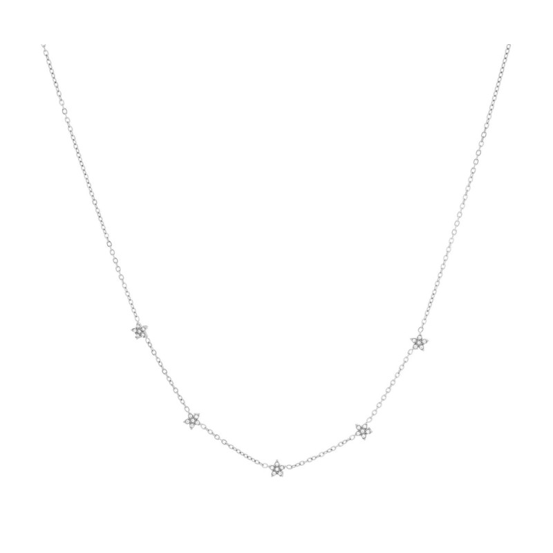COLLANA NAYERA CM 40+5 IN ACCIAIO