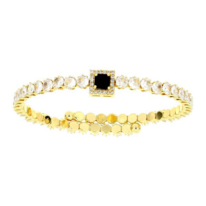BRACCIALE CANNES MM 9 IN OTTONE