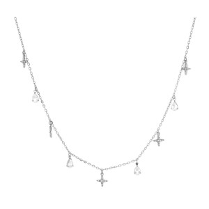 COLLANA NAYERA CM 40+5 IN ACCIAIO