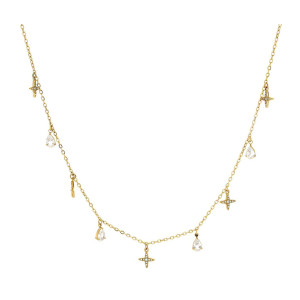 COLLANA NAYERA CM 40+5 IN ACCIAIO