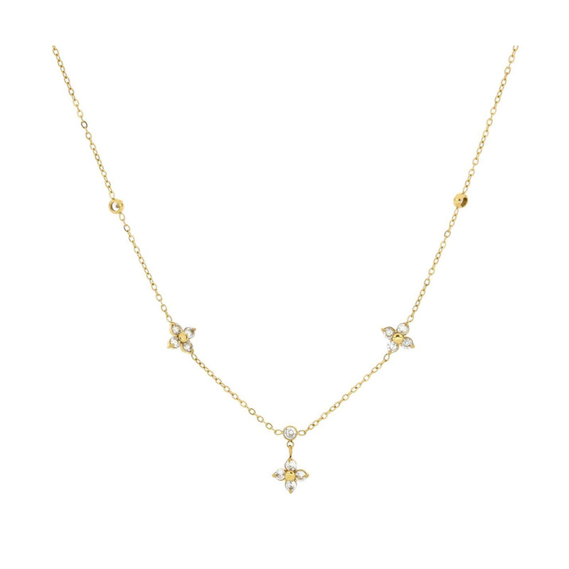 COLLANA NAYERA CM 40+5 IN ACCIAIO