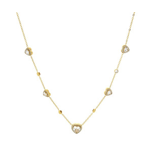 COLLANA NAYERA CM 40+5 IN ACCIAIO