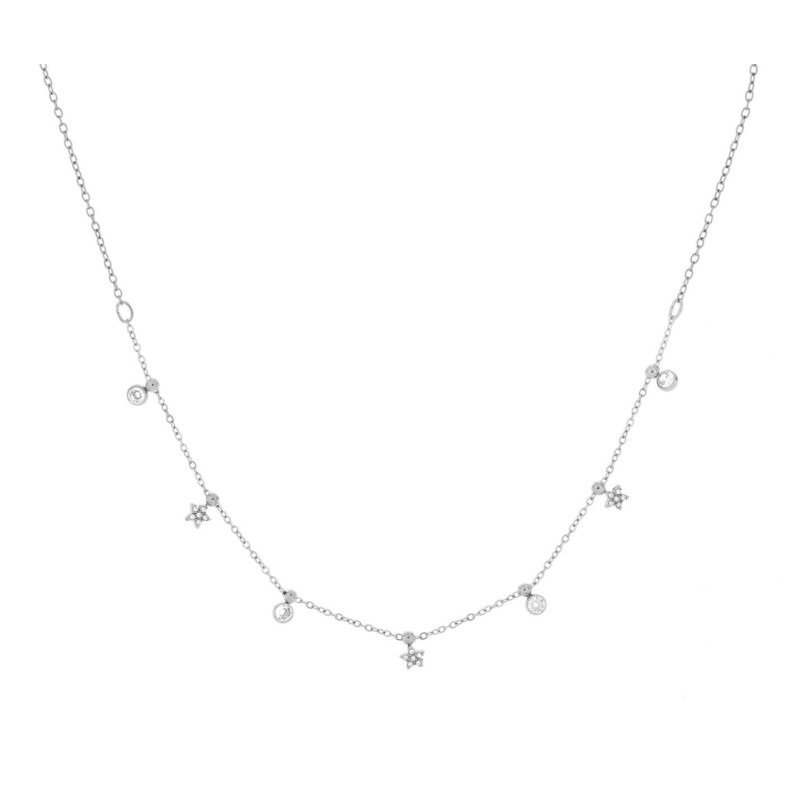 COLLANA NAYERA CM 40+5 IN ACCIAIO