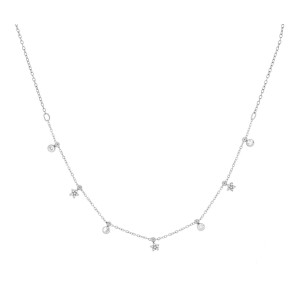COLLANA NAYERA CM 40+5 IN ACCIAIO