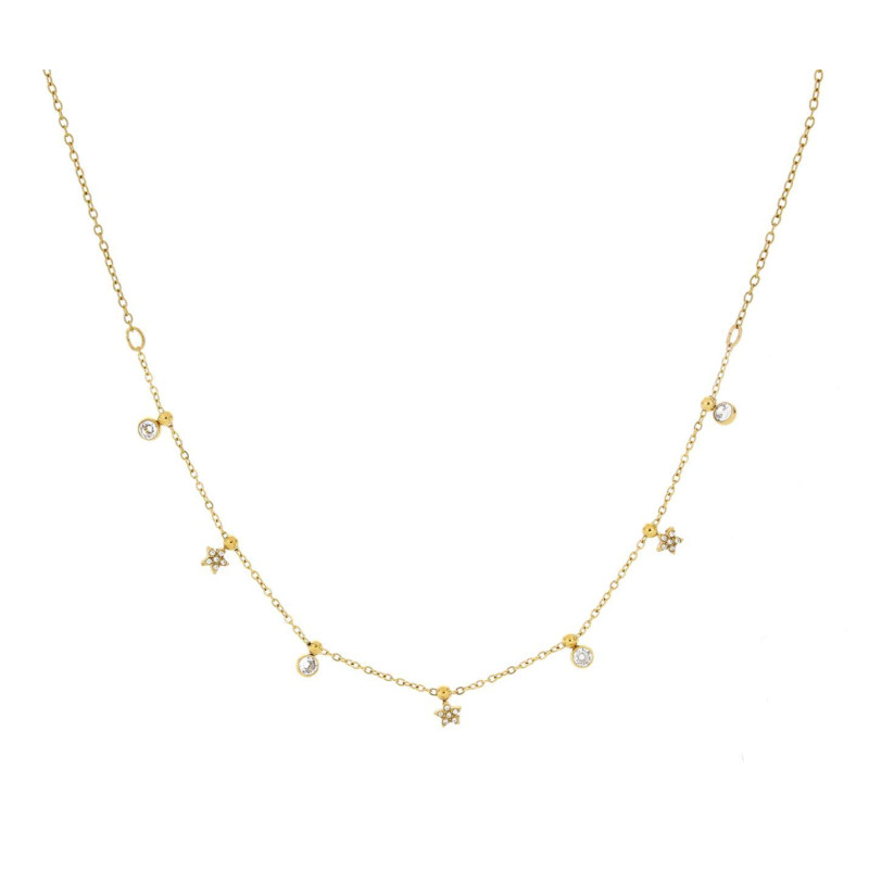 COLLANA NAYERA CM 40+5 IN ACCIAIO