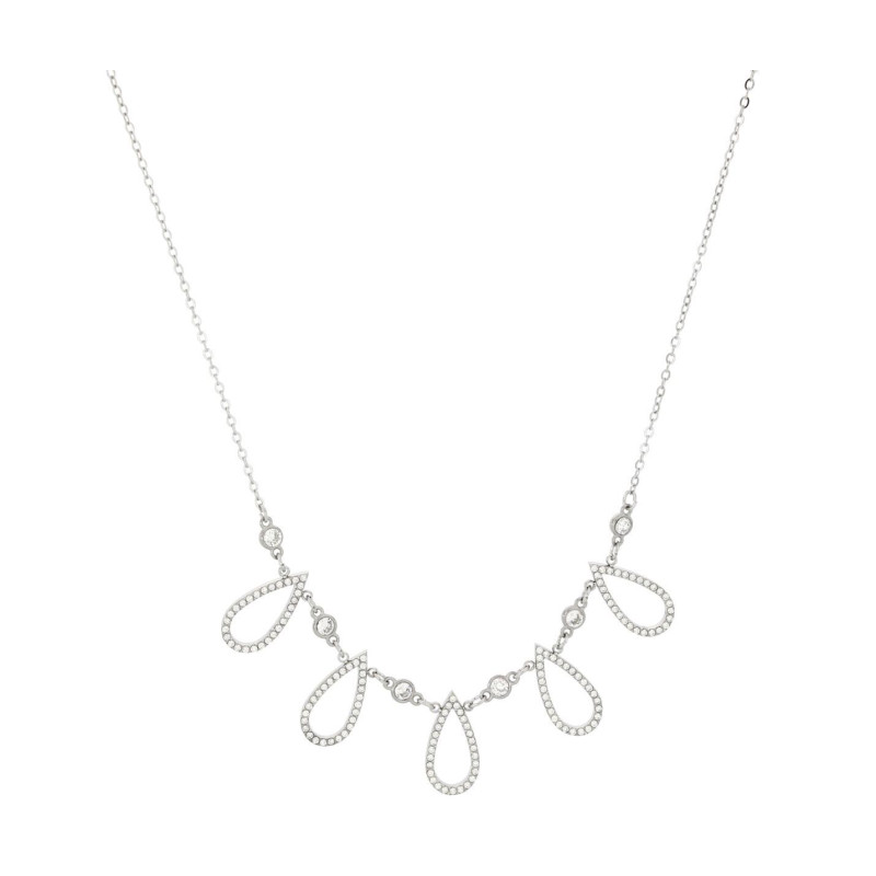 COLLANA NAYERA CM 40+5 IN ACCIAIO