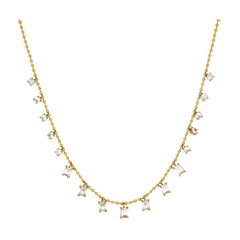 COLLANA NAYERA CM 40+5 IN ACCIAIO