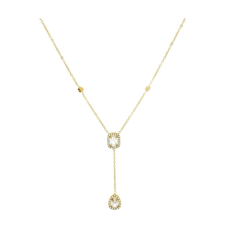 COLLANA NAYERA CM 40+5 IN ACCIAIO