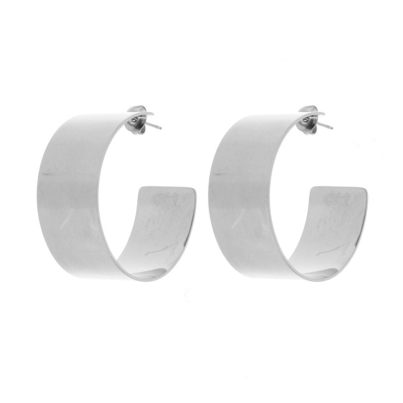 ORECCHINI CIRCE MM 36 IN ACCIAIO