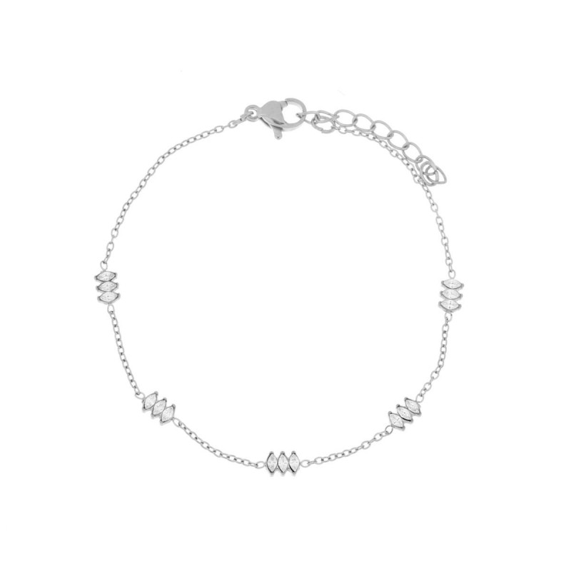 BRACCIALE NAYERA CM 17+3 IN ACCIAIO