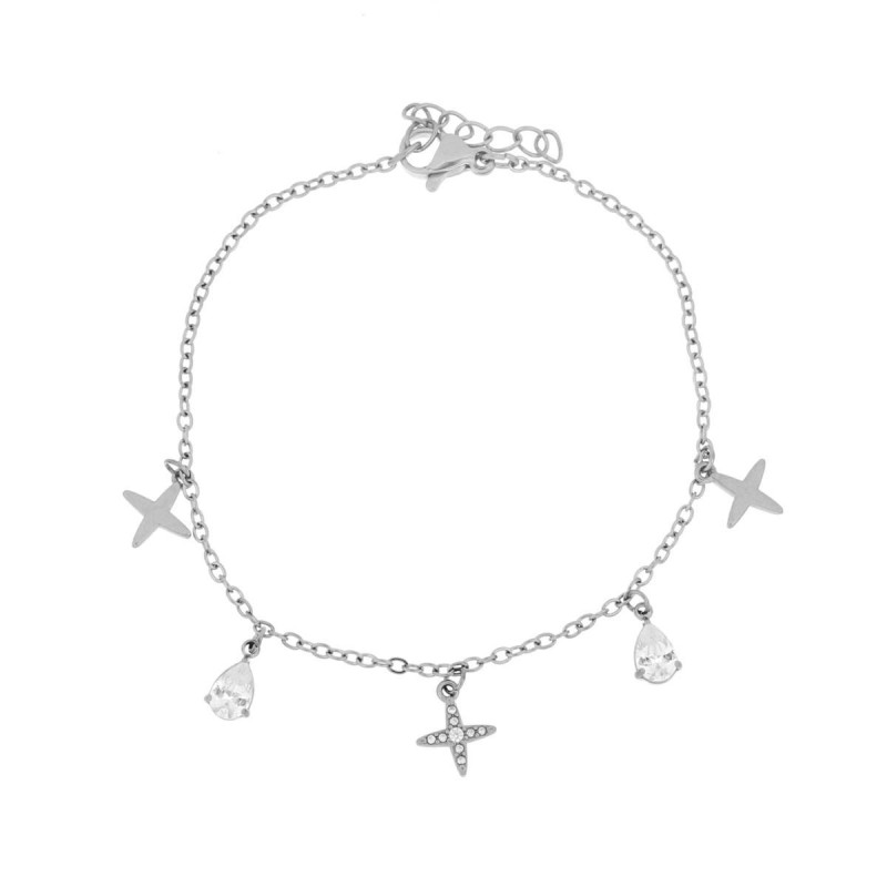 BRACCIALE NAYERA CM 16+4 IN ACCIAIO