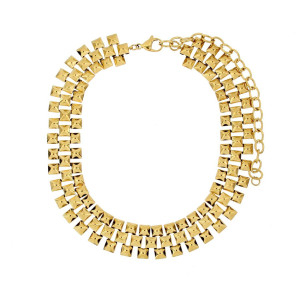 COLLANA "CLIO" CM 32+12 IN ACCIAIO