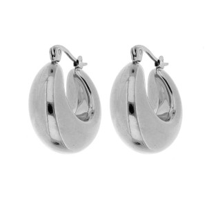 ORECCHINI CIRCE MM 23 IN ACCIAIO