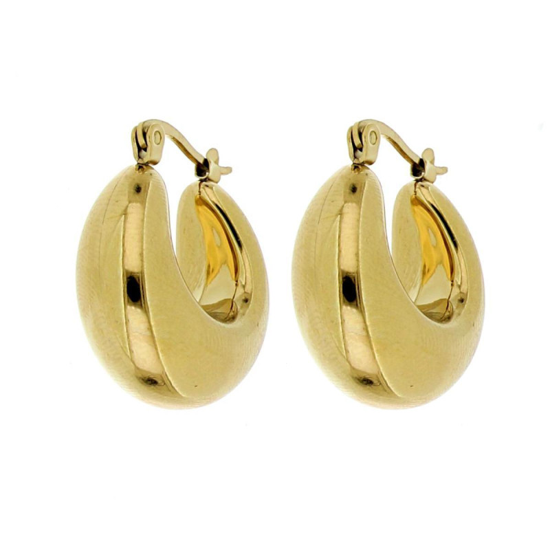 ORECCHINI CIRCE MM 23 IN ACCIAIO