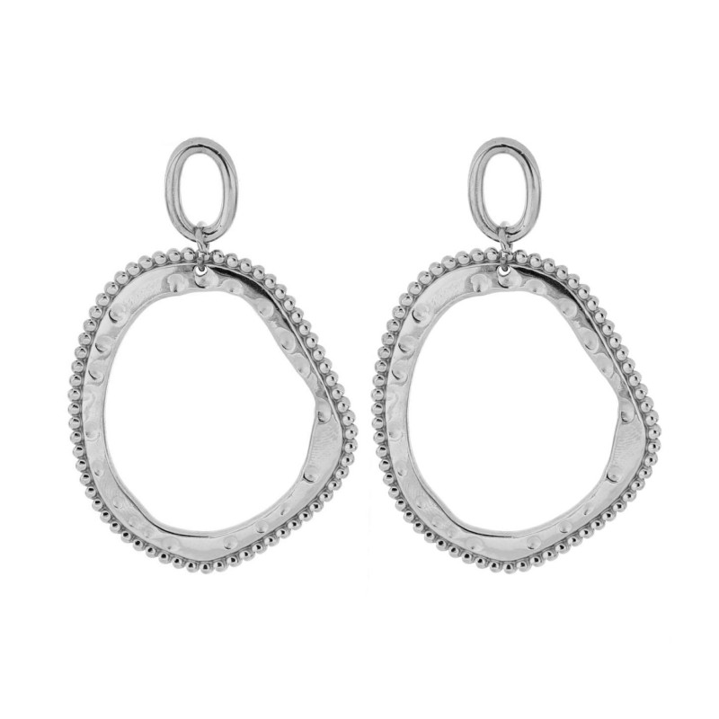 ORECCHINI CIRCE MM 62 IN ACCIAIO