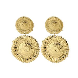 ORECCHINI CIRCE MM 60 IN ACCIAIO