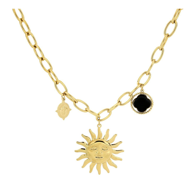 COLLANA "CLIO" CM 42+5 IN ACCIAIO