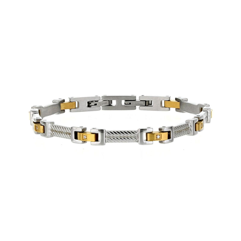 BRACCIALE CM 18 UOMO IN ACCIAIO
