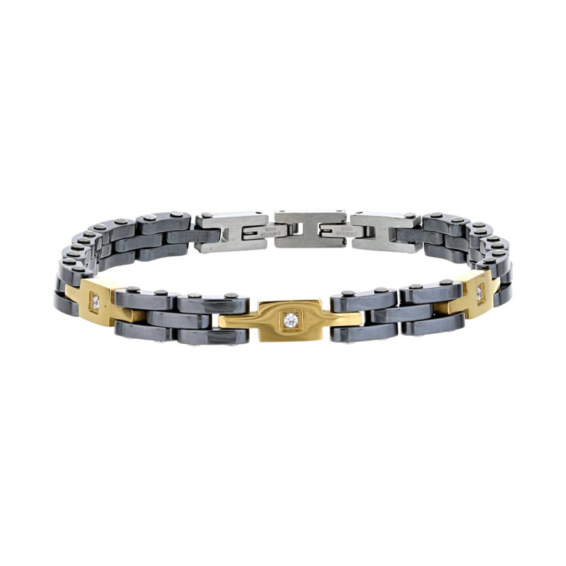 BRACCIALE CM 18 UOMO IN ACCIAIO