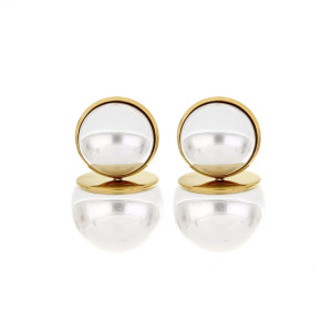 ORECCHINI "CLIO" MM 43 IN ACCIAIO