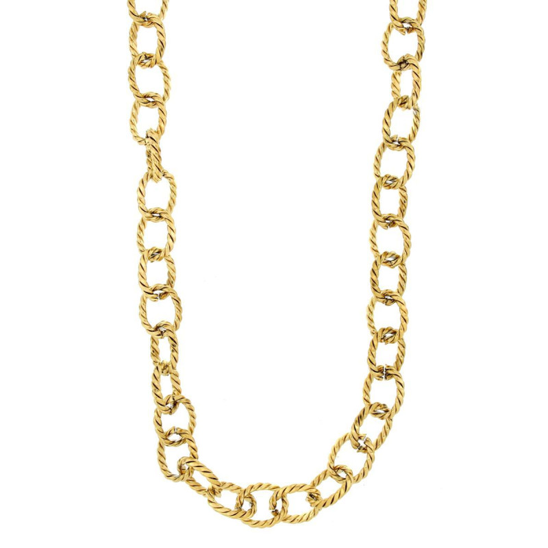COLLANA "CLIO" CM 97+5 IN ACCIAIO