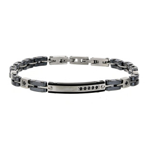 BRACCIALE CM 18 UOMO IN ACCIAIO